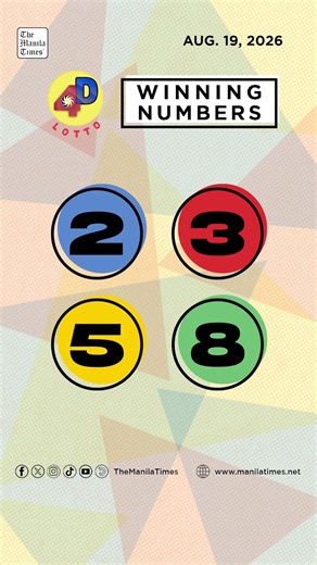 PCSO Lotto Results: P142M Grand Lotto 6/55, Mega Lotto 6/45, 4D, 3D, 2D | Aug. 19, 2026