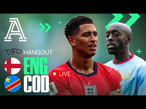 England vs DR Congo Live Watchalong | @TheAthleticFC x @Tifo World Cup Clubhouse