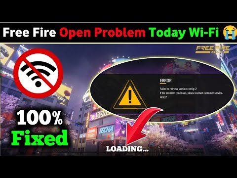 Wi-Fi Se Free Fire Kyu Nahi Chal Raha Hai |Failed To Retrieve Version Problem Wifi | ff Open Problem