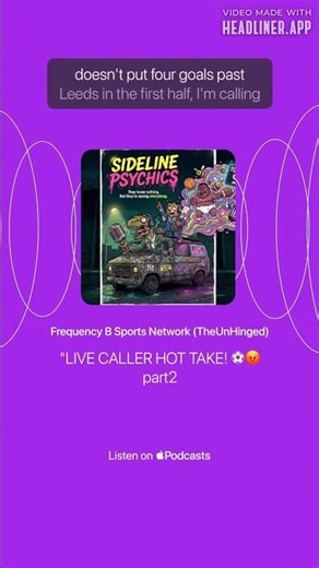 "LIVE CALLER HOT TAKE! ⚽😡 part2 | Frequency B Sports Network (TheUnHinged)