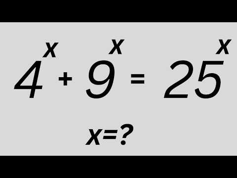Can You Solve this? l Olympiad Math trick l tricky Math Olympiad l Exponential equation