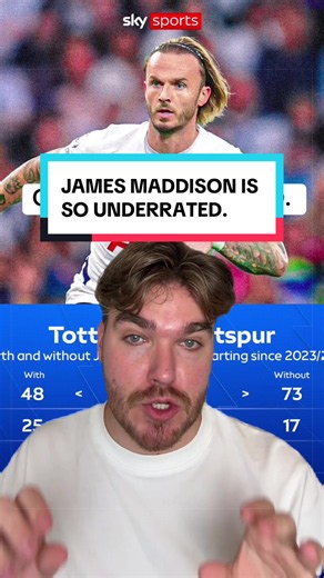 James Maddison underrated at Tottenham: why he transforms the team