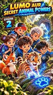 Lumo Aur Secret Animal Powers Episode 2: Bijli Walay Panjon Ka Nanha Baagh | Lumo Universe #shorts