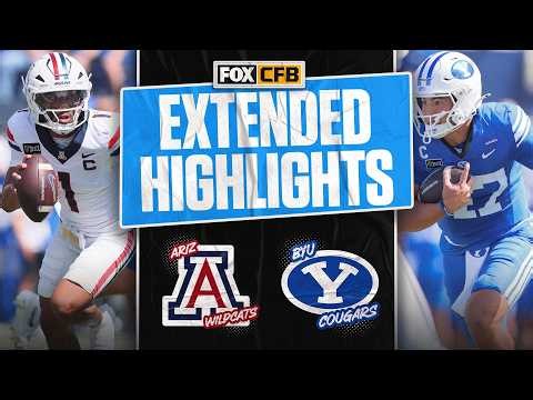 Arizona Wildcats vs No. 15 BYU Cougars Highlights 🏈 FOX College Football