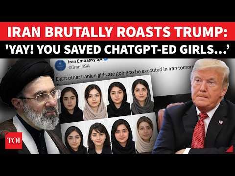 Iran 'AMBUSHES' Trump, EXPOSES Trump's 'AI-GENERATED LIE' On Halting Women 'Executions' | Watch