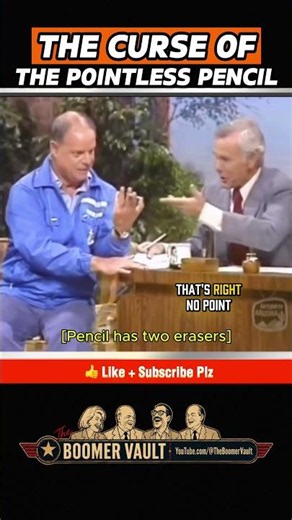Don Rickles LOSES IT Over Johnny Carson’s Pencils 😂✏️ #Shorts #TonightShow