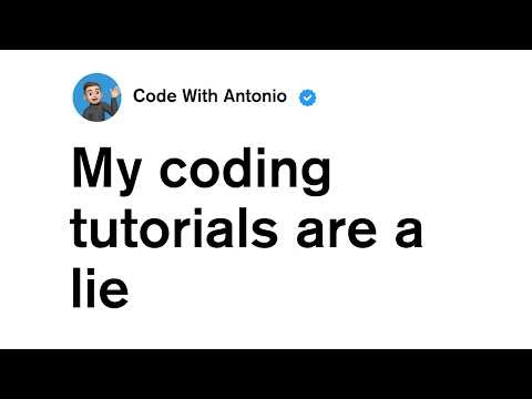 I don't build the way I teach