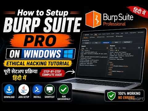How to Setup Burp Suite Pro on Windows | in hindi | Ethical Hacking Tutorial