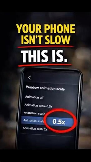 Make Your Android Phone Faster in 20 Seconds ⚡ (Hidden Animation Setting)