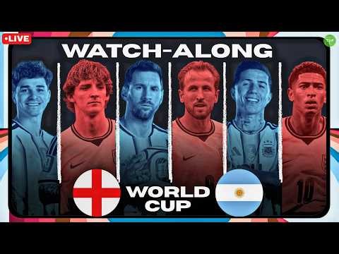 Argentina v England Semi Final FIFA World Cup LIVE Watchalong | TFHD