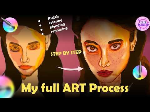 How to Draw a Realistic Face in Krita (Full Step-by-Step Digital Art Tutorial)