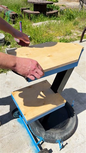 Heavy Duty Rolling Work Stand DIY 🛠️🛞