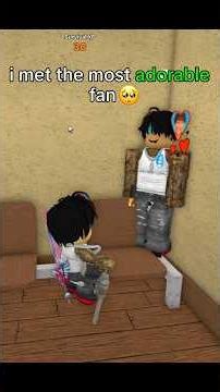HE'S THE MOST ADORABLE FAN in MM2... 🥺 #roblox #mm2 #funny #gaming
