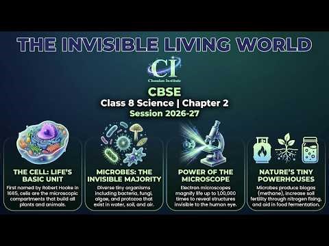 Class 8 CBSE Science Chapter 2 Full Explanation | The Invisible Living World: Beyond Our Naked Eye