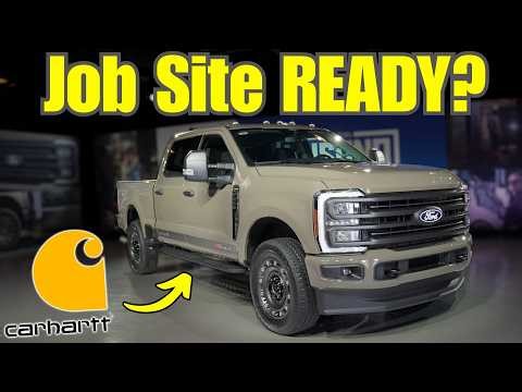 The 2027 Ford Carharrt Super Duty Looks Cool… But Is It Really A Work Truck?