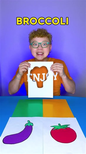 What color should these veggies be? 🥦🤔 Kids learn colors and vegetables #forkids #lessons