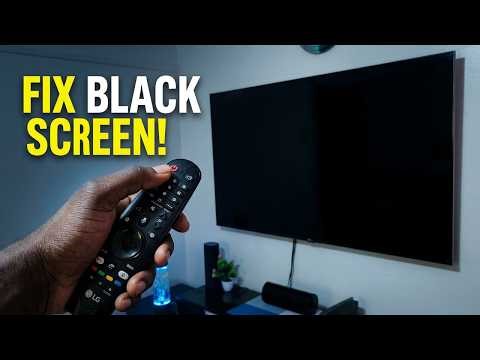 How to Fix Your LG Smart TV That Won't Turn On - Black Screen Problem works on Samsung 100%