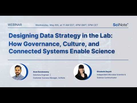 Designing Data Strategy in the Lab: How Governance, Culture, and Connected Systems Enable Science