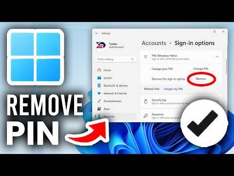 How To Remove/Disable Windows 11 Sign In Pin - Step By Step