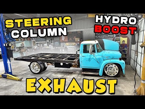 Cummins Swap 1963 Loadstar build. 5" Exhaust, Hydroboost, Steering, MORE!