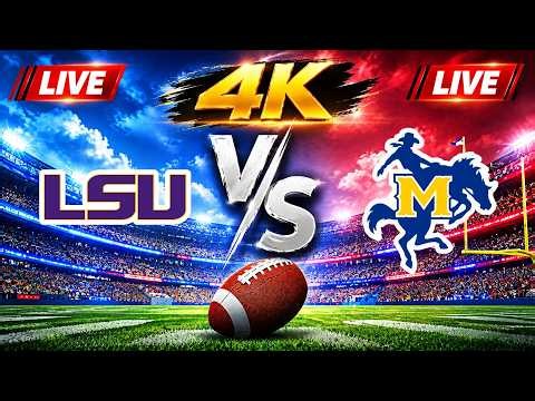 LSU vs McNeese LIVE STREAM 4K | Oct 03 | College Football 2026 Week 5 | NCAAF