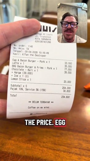 Java is sooo affordable! Come for 2 nights! Trust me.