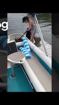 Angry Raccoon Stowaway Crashes Family Boat Trip || ViralHog