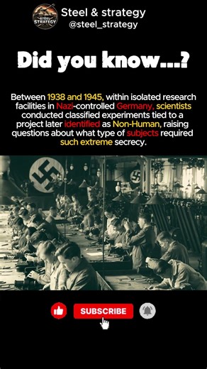 Inside the Secret Nazi Research Facilities |1938–1945