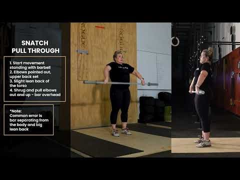 Snatch Pull Through | Olympic Weightlifting Exercise Demo