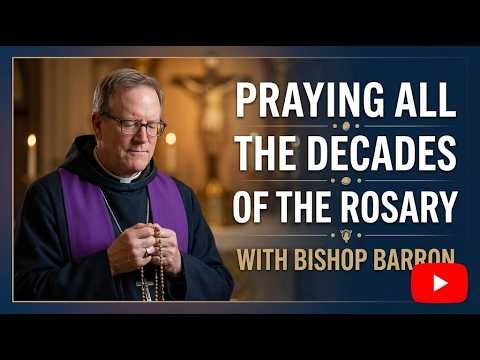 Praying the rosary with Bishop Barron #viral