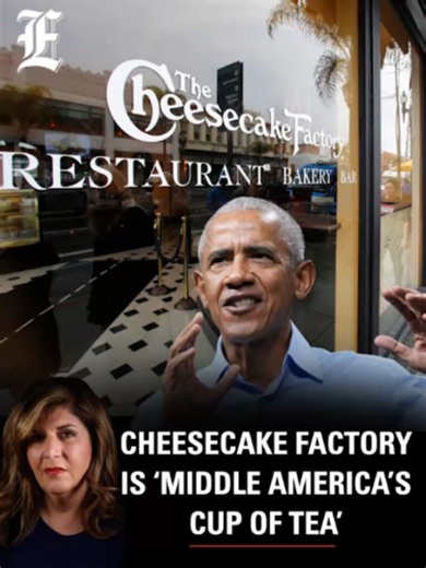 Washington Examiner columnist Salena Zito slammed former President Barack Obama as “tone deaf” for comparing President Donald Trump’s ballroom renovations to the Cheesecake Factory, arguing that the restaurant is considered a treat for many Americans because of its higher prices. “It’s just that thing, where you should make a choice, and then you make a choice and you make a dig at the middle of the country,” Zito said on the Hugh Hewitt Show Monday. “Because going to the Cheesecake Factory for 