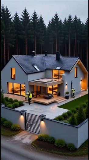 8-Second Hyperlapse: Luxury Home Built from Scratch 🏡✨ #architecturelovers #dreamhome