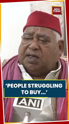 Ayodhya MP Awadhesh Prasad Targets Govt Over Inflation: ‘Economy Completely Devastated’ #shorts