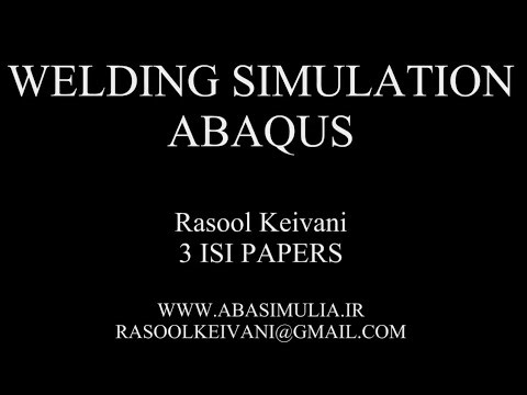 how to welding simulation by Abaqus !! welding simulation without the subroutine ( uniform heat flux