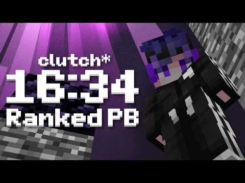MY PERSONAL MINECRAFT SPEEDRUN RECORD