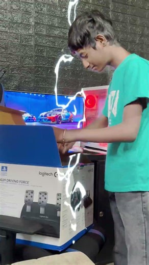 📦 LOGITECH G29 STEERING WHEEL UNBOXING! 🔥 Real Racing Setup Revealed 😱🎮 #shorts