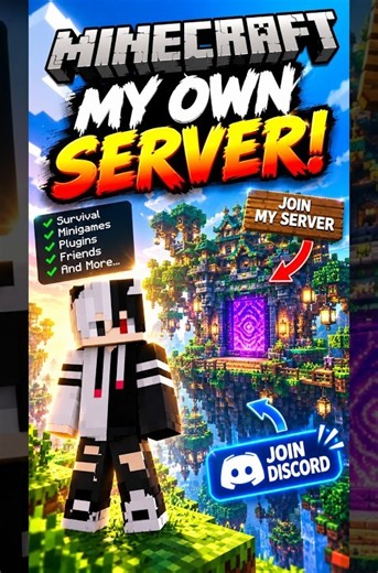 🚀 I'm Starting My OWN Minecraft Server! 🔥 #Minecraft #Shorts