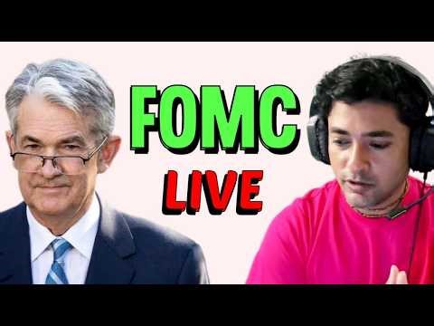 FOMC LIVE | US FED | Jerome Powell Stock Market | Crypto | Nifty | Bitcoin | ETH | WiseTrader |