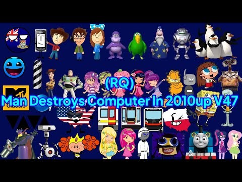 (RQ) Man Destroys Computer In 2010up V47