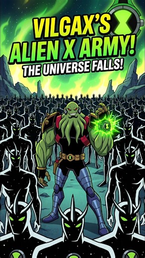What If Vilgax Created an Alien X Army? 😱 #benten #alienx #vilgax