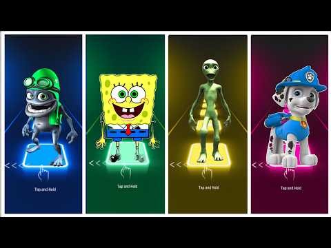 Crazy Frog 🆚 SpongeBob 🆚 Alien 🆚 Marshall | Ultimate Survival Battle!