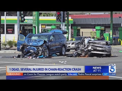 Multiple people hospitalized in deadly L.A. crash