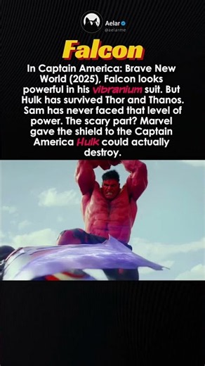 In Captain America Brave New World 2025, Hulk vs Falcon