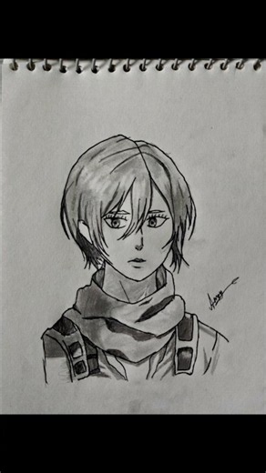 Drawing Mikasa Ackerman’s Coldest Moment 🗡️ | Attack on Titan Art#AttackOnTitan #mikasa