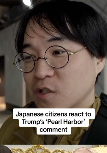 Japanese citizens commented on President Trump's remarks where he drew a parallel between U.S. strikes on Iran and Japan's attack on Pearl Harbor. #trump #pearlharbor #japan #iran #sanaetakaichi