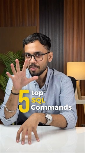 5 SQL Commands You Should Know #sql #sqlcommands #shorts #cloudblitz