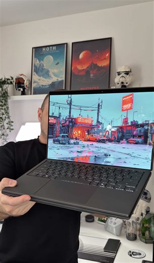 Unplugged gaming performance? This is the BRAND NEW ASUS Zenbook Duo 💻 It’s equipped the latest Intel Core Ultra Series 3 processor which brings some amazing performance! Fantastic machine for workflows especially making using of the dual screens 💡 But most noticeably for me is the UNPLUGGED gaming performance which actually makes this feel like a laptop you could game on anywhere! *I’ve got the laptop on loan for 2 weeks* @Intel Corporation @ASUS #asus #intel #zenbookduo