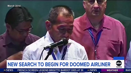 NEW SEARCH TO BEGIN FOR DOOMED AIRLINER: An American company is set to launch a new search for Malaysia Airlines Flight MH370 using advanced underwater drones after more than a decade of mystery surrounding the plane’s fate. ABC's Hanna Battah reports. | World News Now