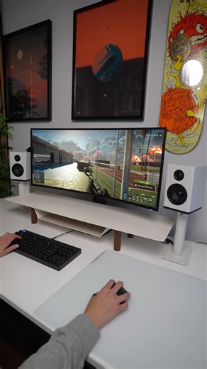 Alienware 34” OLED 240Hz Ultrawide Monitor Setup Upgrade 🖥️✨