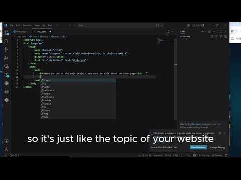 Opening html basics for beginners ✅, simple boilerplate for every html web page production. 👍🩷